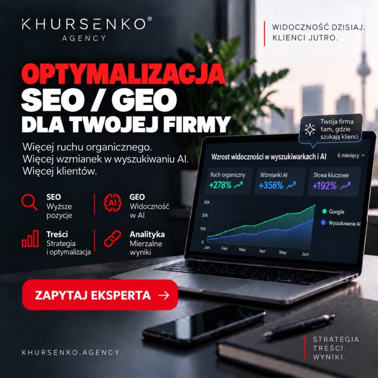 Optymalizacja SEO i GEO dla Twojej firmy